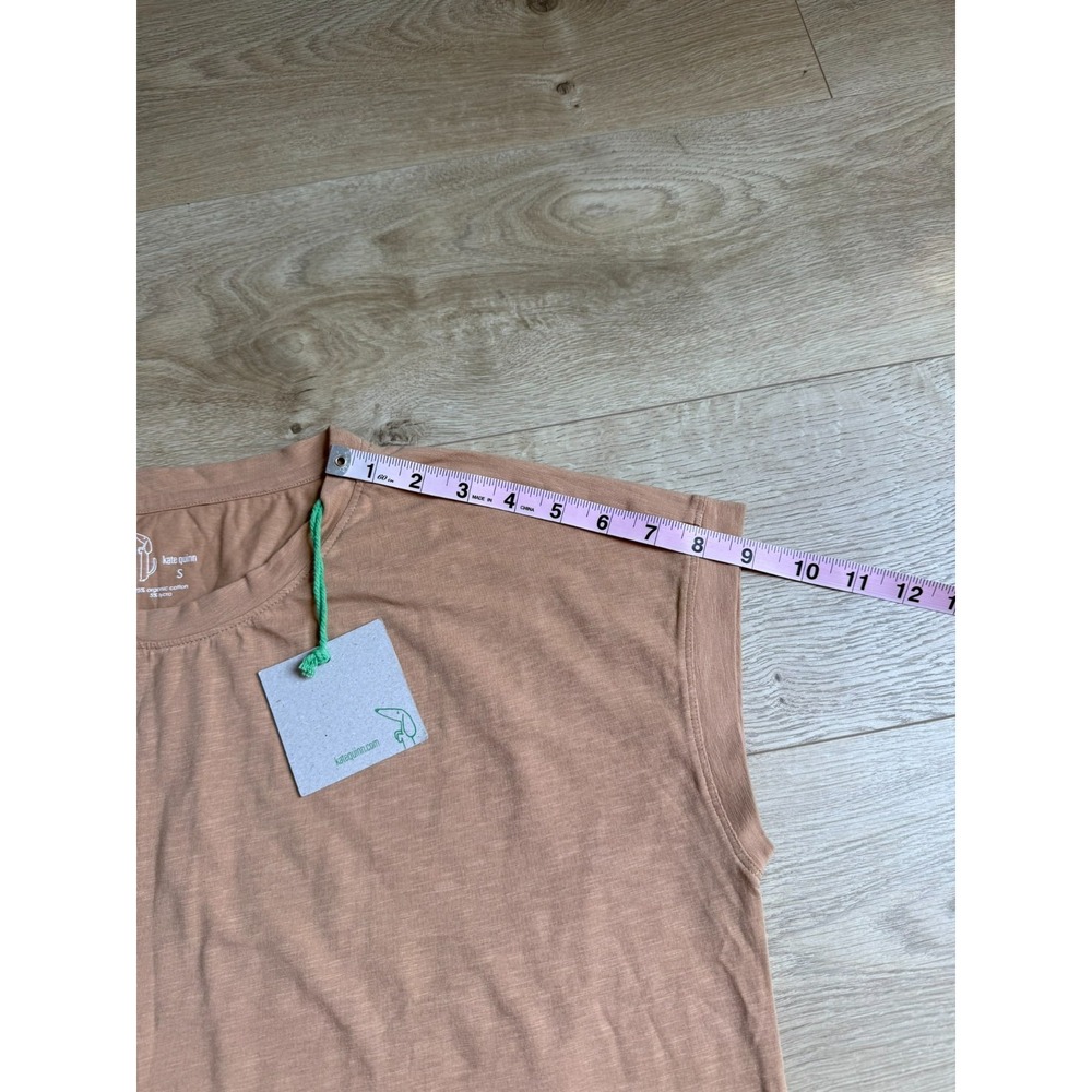 NWT Kate Quinn short sleeve essential tee organic cotton lycra little liam sz S - Picture 8 of 10